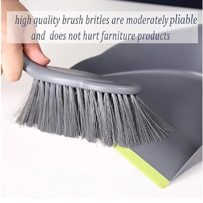 Dustpan Broom Plastic Dustpan with Brush Set Hand Broom and Dustpan set for Indoor and kitchen use