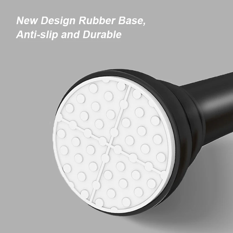 Hot Sale Metal Extendable Curtain Poles Telescopic Rod For Bathroom Shower Curtain Poles No Drill