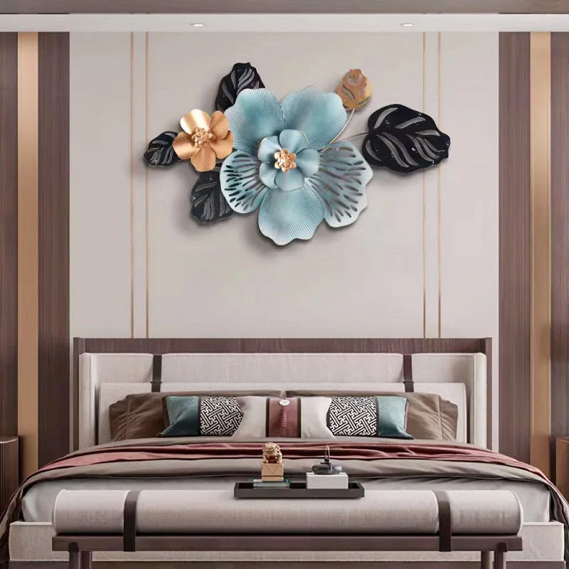 100*58 new dropshipping products 2024 metal metallic wall living room for home decor luxury  art item house decoration luxuriant