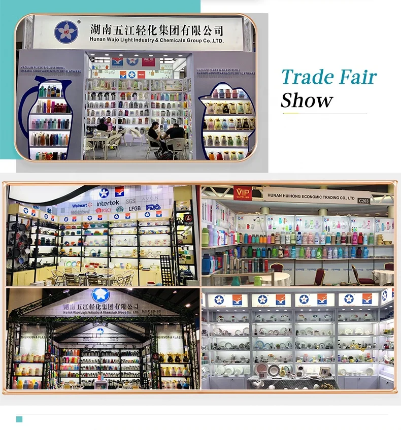 WUJO 2023 NEW Plastic Insulated Thermal Thermos Tea Vacuum Arabic Coffee Pot with pink glass refill