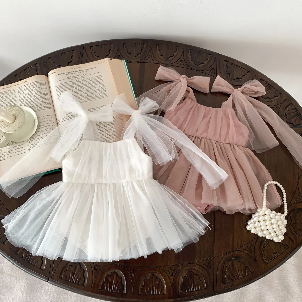 Summer Newborn Princess Tutu Romper Girls Party Romper Dress Fashion Baby Sleeveless Tulle Jumpsuit