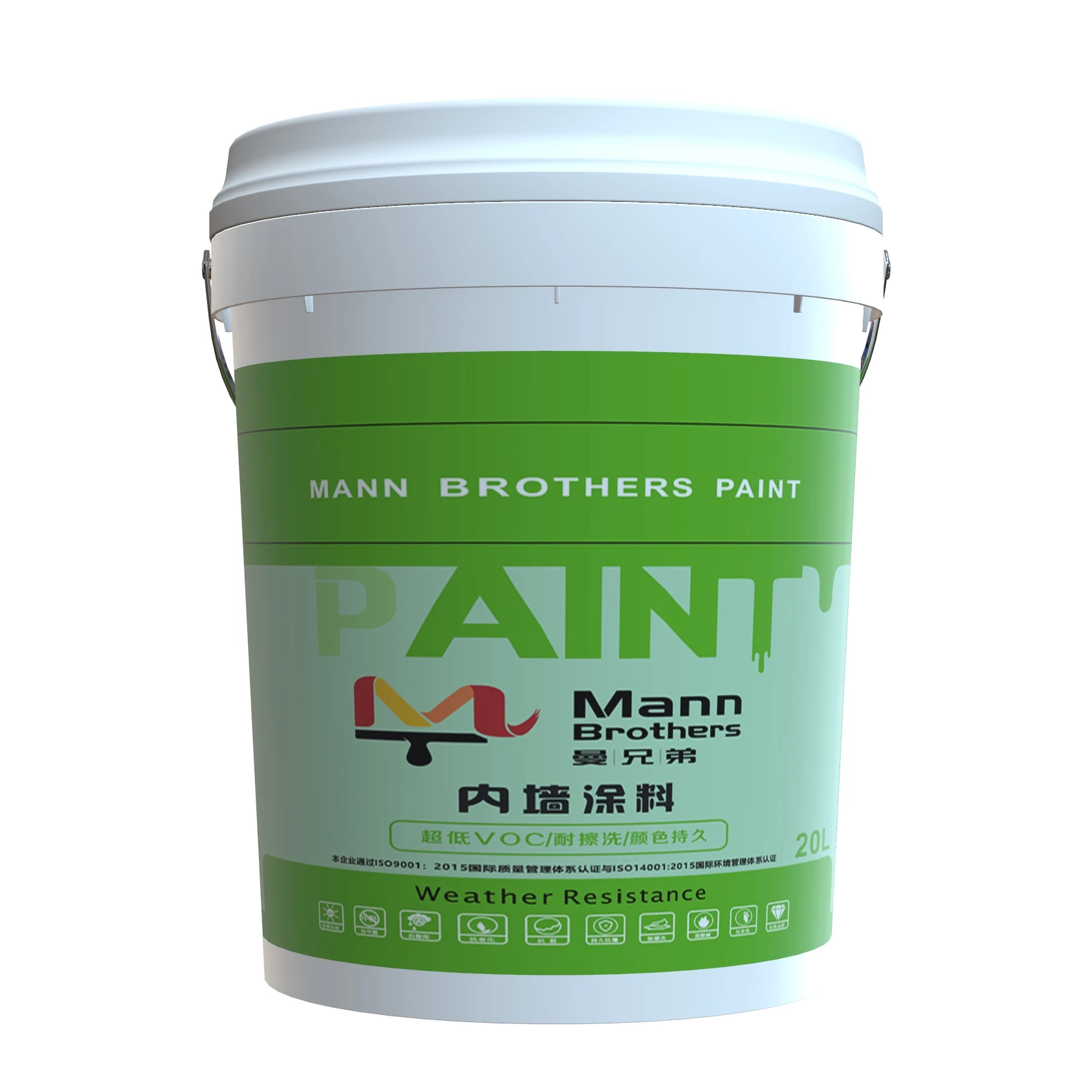 Weatherproof antifouling gloss acrylic silicone coatings for hydrophilic silicone emulsion exterior wall coatings