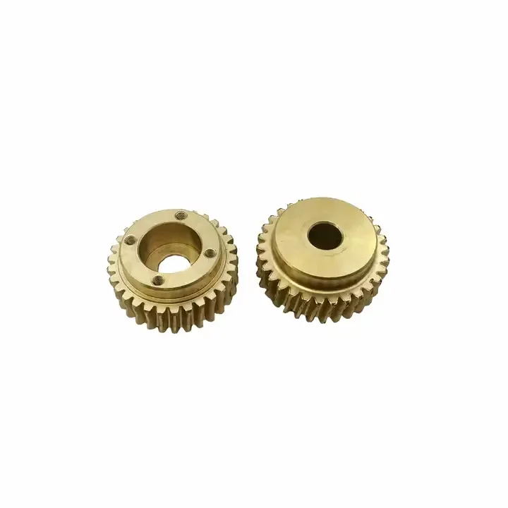 Custom Cnc Machining Stainless Steel Pinion Gear Shaft Spur Gear Brass Assembly Spiral Angular Straight Worm Gears
