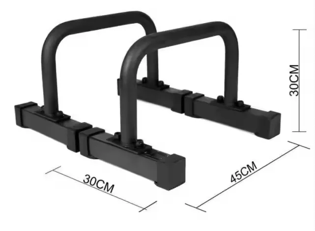 Factory custom LOGO Gym Parallette Workout Equipment Pushup Handle With Cushioned Foam Grip