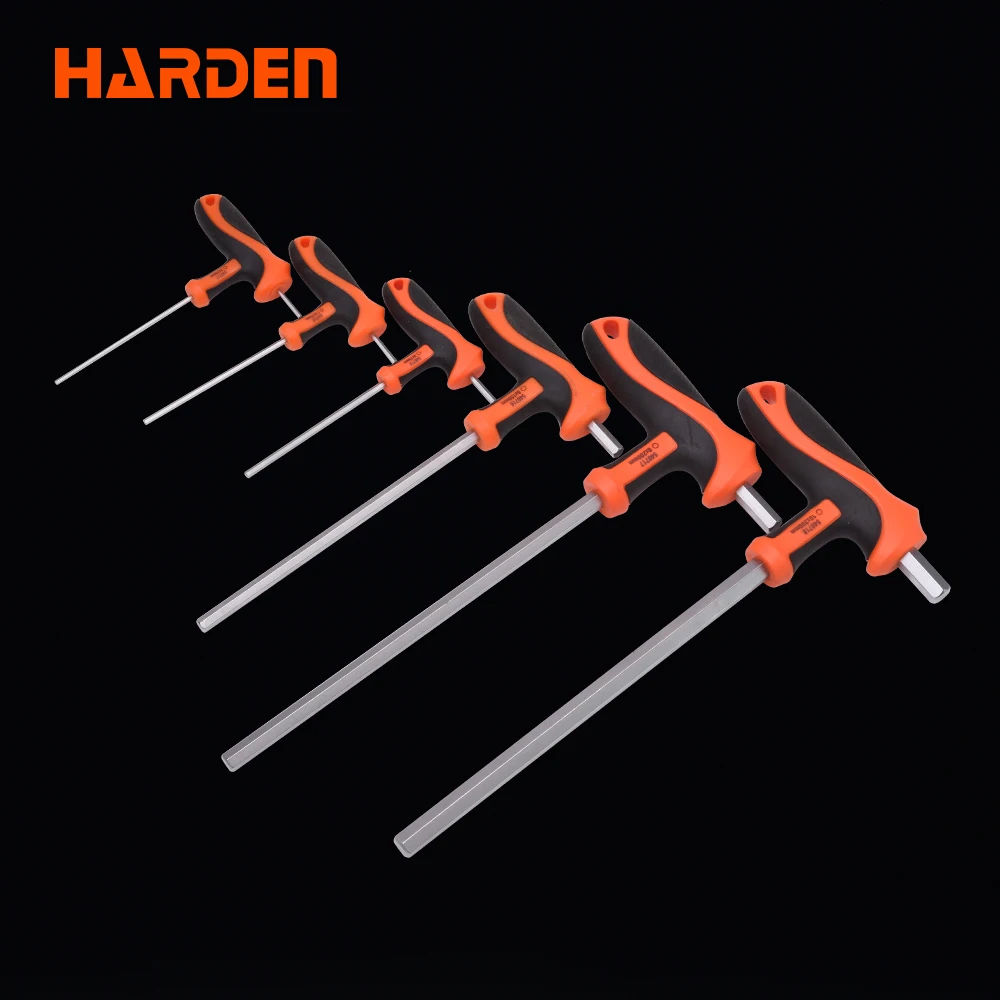 HARDEN Allen Hex Key T Handle Wrench Hand Tool Spanner