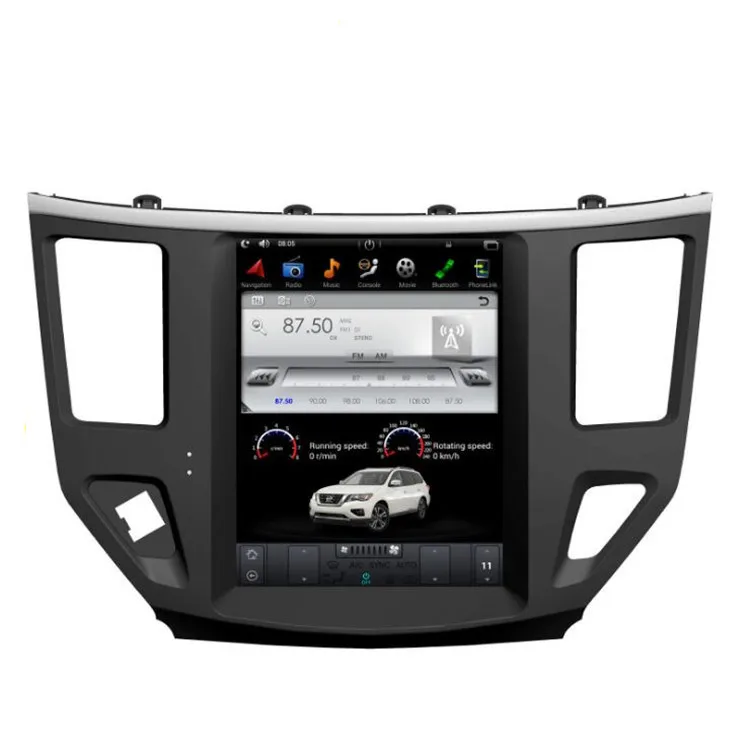 Автомобильный мультимедийный Dvd-плеер, 10,4 дюймов, Android, для Nissan Pathfinder 2013-2018, GPS-навигация, Octa, 64 ГБ