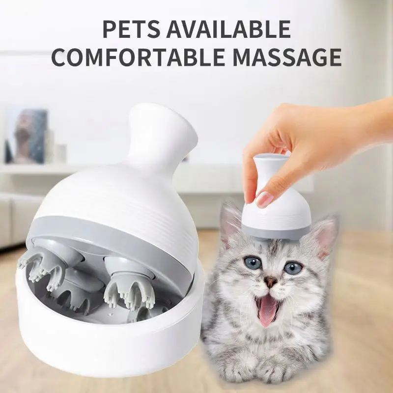 GESSW068 Massage Brush Head Silicone Comb Electric For Body Vibrating Growth Claw With Octopus In Hair