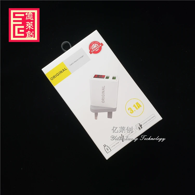 Африканская Лидер продаж быстрое зарядное устройство с 2 Usb-портами 5 В 3 1 А двойное настенное со светодиодным дисплеем для телефона Infinix /Oraimo адаптер путешествий вилкой Стандарта