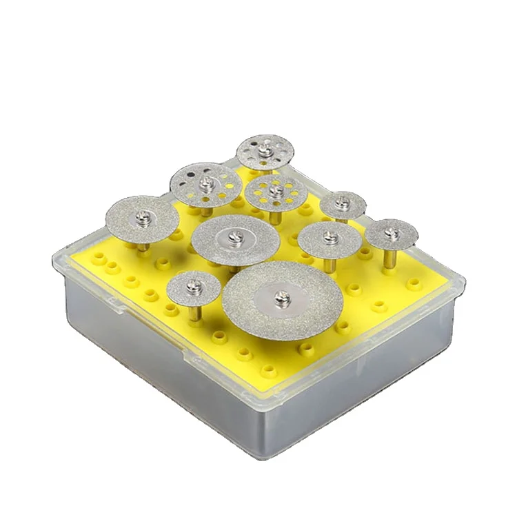 10pc box emery chip diamond saw blade porous jade grinding blade