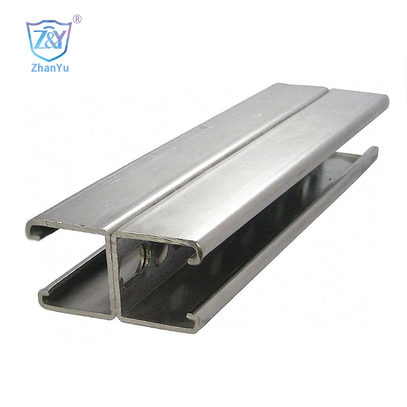 Back to Back Strut Channel strut c channel HDG galvanized steel channel unistrut Unicanal canal de puntal