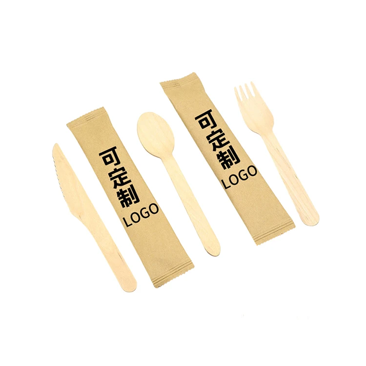 New Design Wholesale Price Biodegradable Take-Away Popular Wooden Disposable Tableware