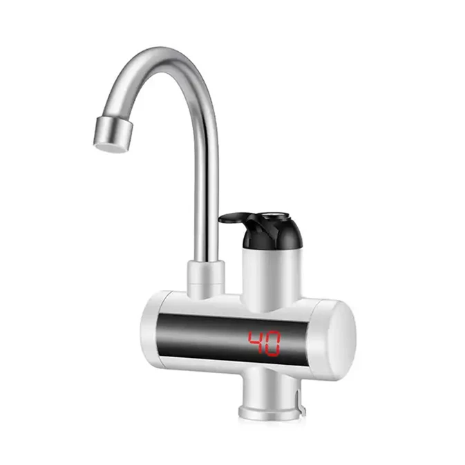 Электрический водонагреватель из нержавеющей стали с цифровым дисплеем температуры