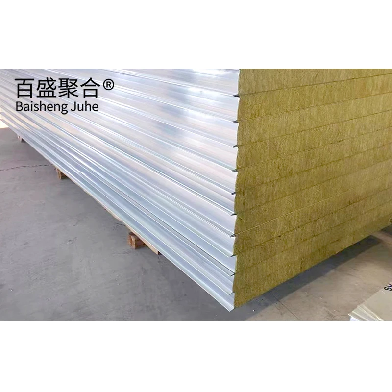 Prefab Container House Rock Wool Sandwich Wall Panel