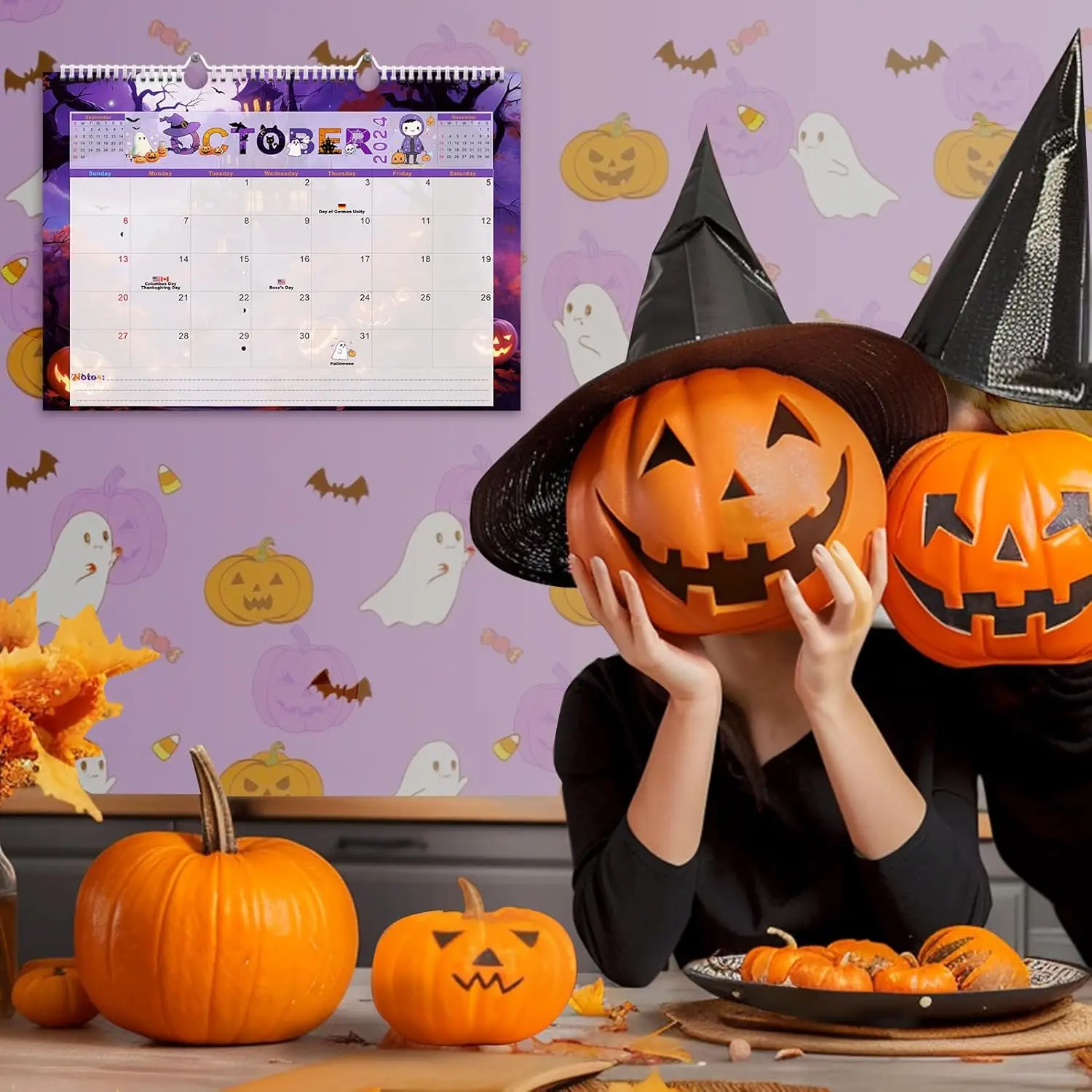 Custom Design Christmas 12 Monthly Planner Wall Printing Home  Office 2025 Desk Accessories Spiral Advent Table Calendar