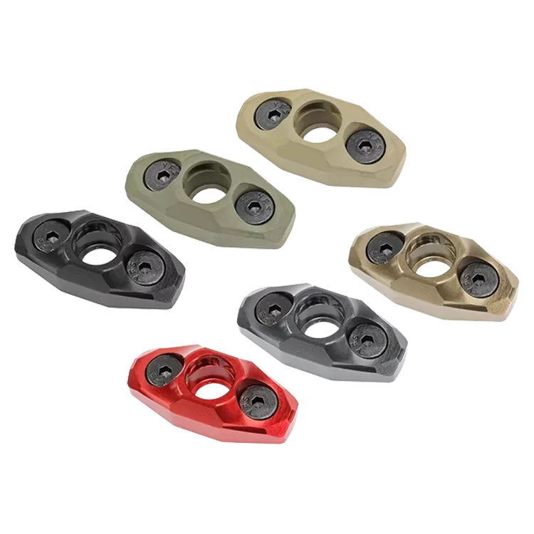 Factory wholesale steel heavy phosphate coated safety  360 rotation QD sling swivels for offset mounts adapter