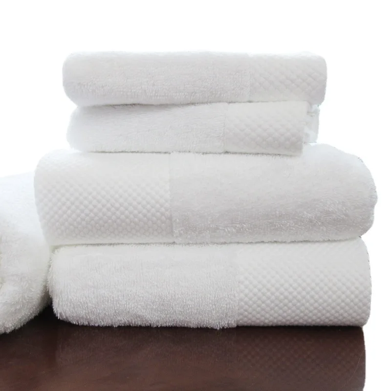 Custom 5 Star Luxury Hotel Hand Towels set cotton Bath towel white hotel bath towel 100% cotton luxury hot sale