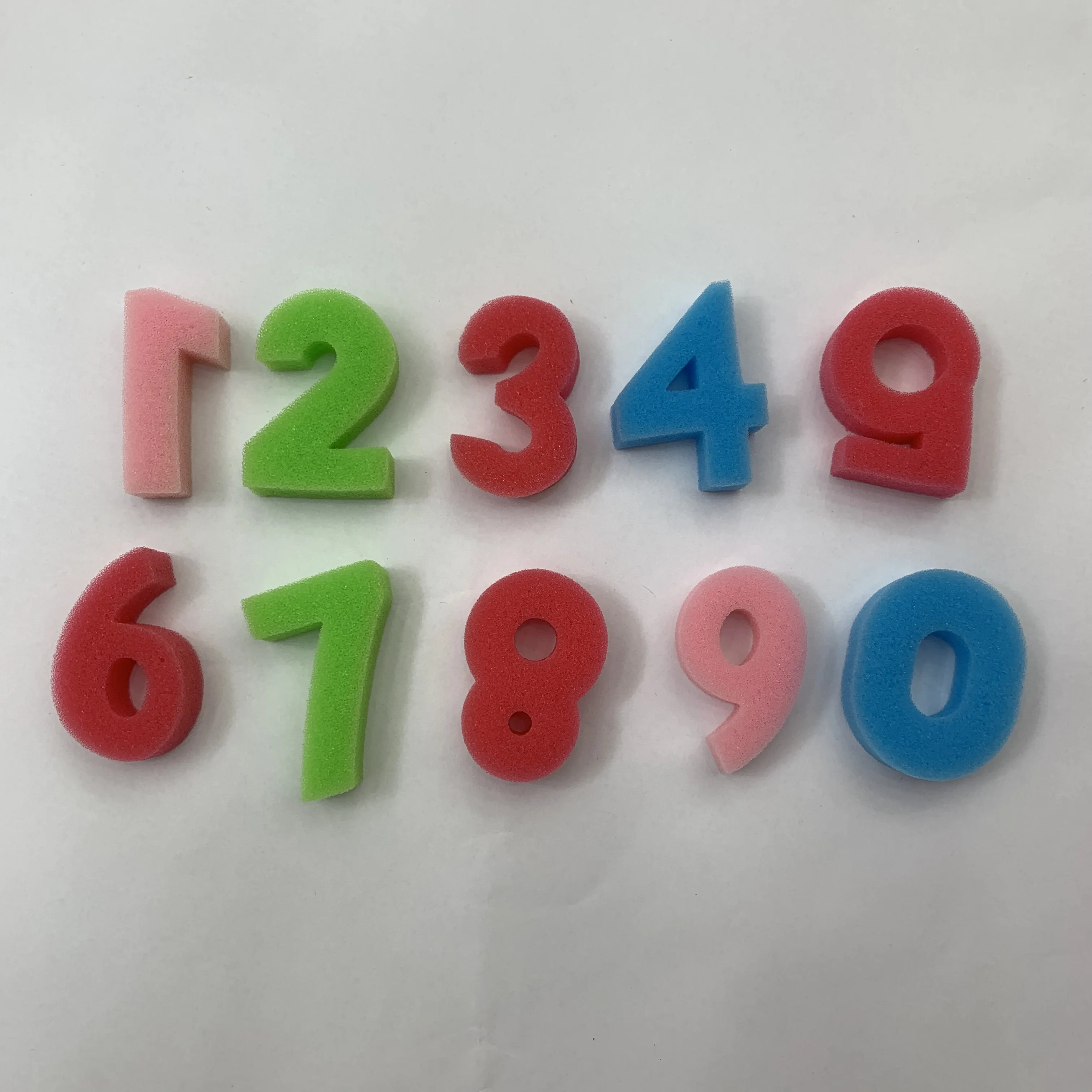 DIY Cartoon Handmade EVA 3D Stickers Painting Toys Brush With Adhesive Star Sponge Numbers Stamp DIY Material Package Kids