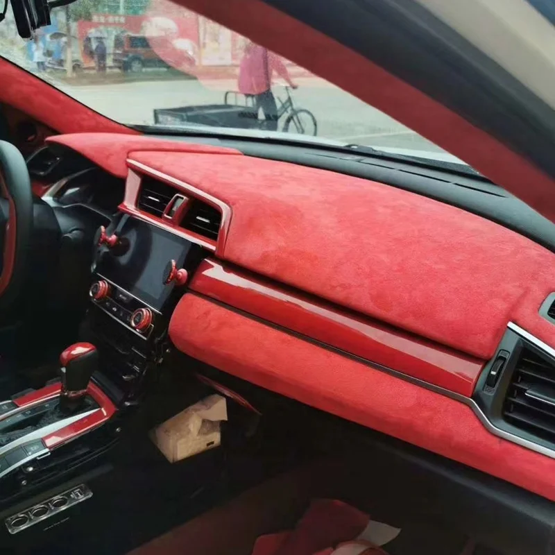 Backing with glue velvet car upholstery velvet alcantar with different color very hot sell