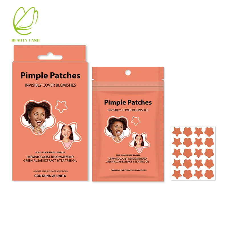 Gentle to the Skin Hydrocolloid Tea tree oil professional Korea cosmetic skin care products thin acne patch therapy tape