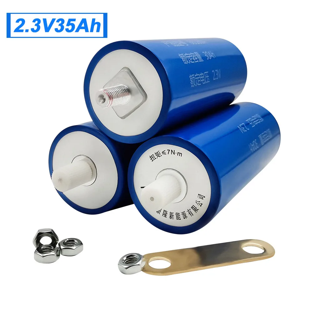 2.3v prismatic grade a bateria cell 2.3v litio cells 30ah batteries pack lithium titanate 45ah 40ah lto battery yinlong cell