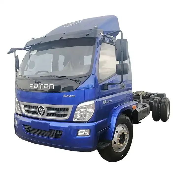 Foton China Truck Dealers 12T 4*2 General Purpose Truck Van Chassis frame Right Hand Cargo Trucks Used for Sale