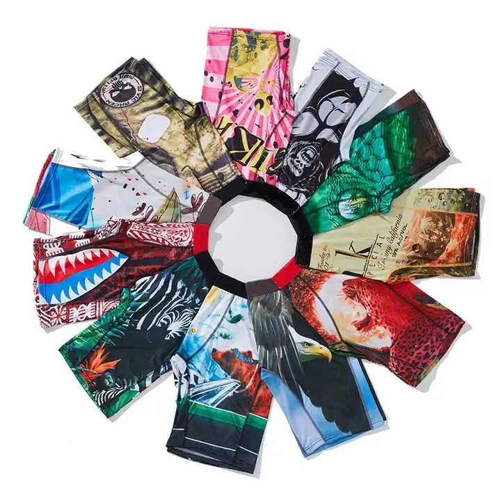 Custom Logo Most Popular Plus Size Underwear Boxers Shorts Animal Printed Shark Men Boxer Briefs