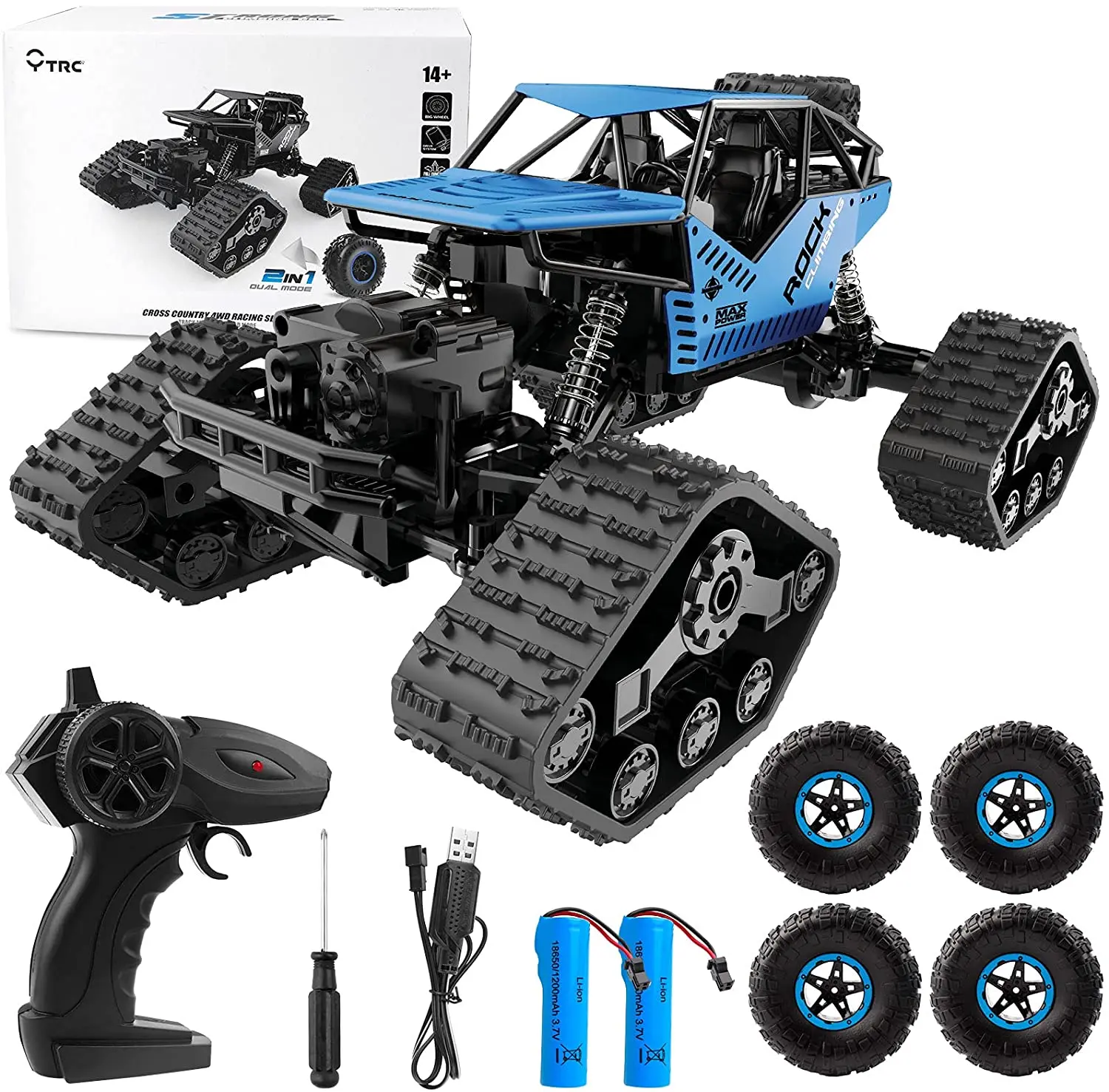 2 In 1 Remote Radio Control Toys Deformed Tank Drone 2.4g Rc Car Hd Aerial Camera Rotating Quadcopter With Hand Gravity Sensor
