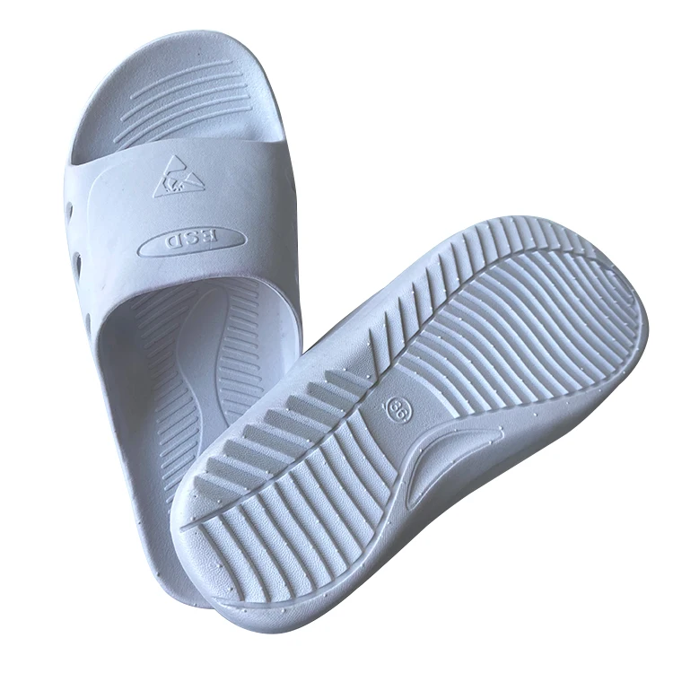 Manufacturer ESD Slipper SPU Unisex New Design Non-slip Cleanroom Esd Antistatic Slipper