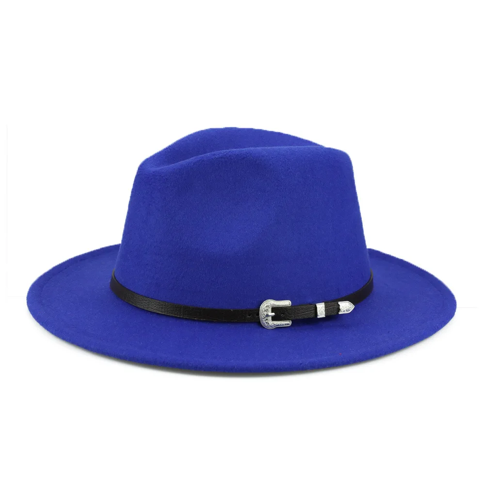 Women Men Ladies Fedoras Sombrero de fieltro Designer Fedora Hats Women Wide Brim For Adults