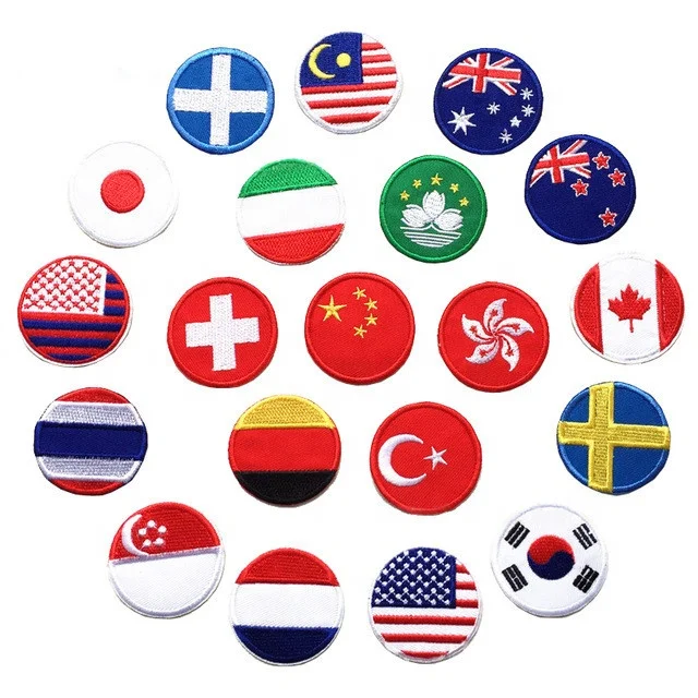 Оптовая продажа, патч с железом, патч с флагом стран, Израиль, Россия, Германия, Бразилия, Франция, ЕС, Португалия, Турция, Австралия, значок с подкладкой