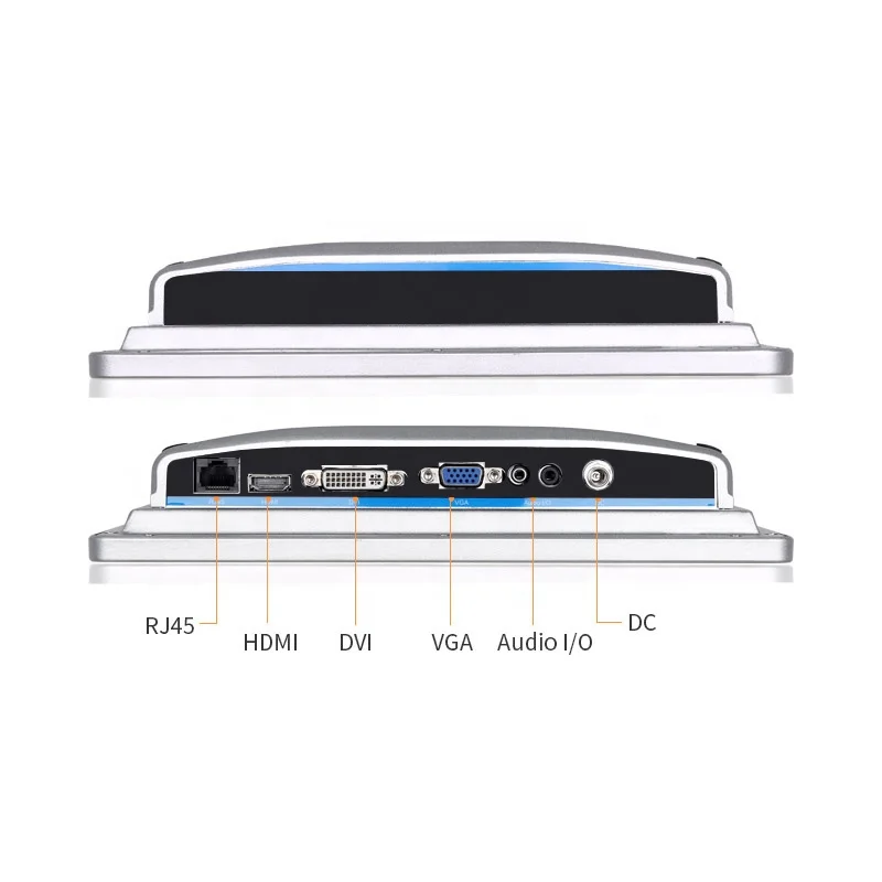 Touchthink 11.6 inch aluminum waterproof capacitive industrial dual touch screen monitor monitors