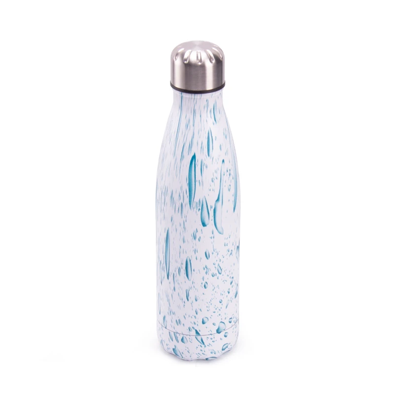 Wholesale 304 stainless steel seamless inside 201 stainless steel outside wall&lid with silicone ring customized logo red jug