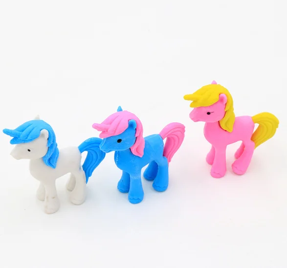 Cartoon pony cute animal eraser student gift school stationery