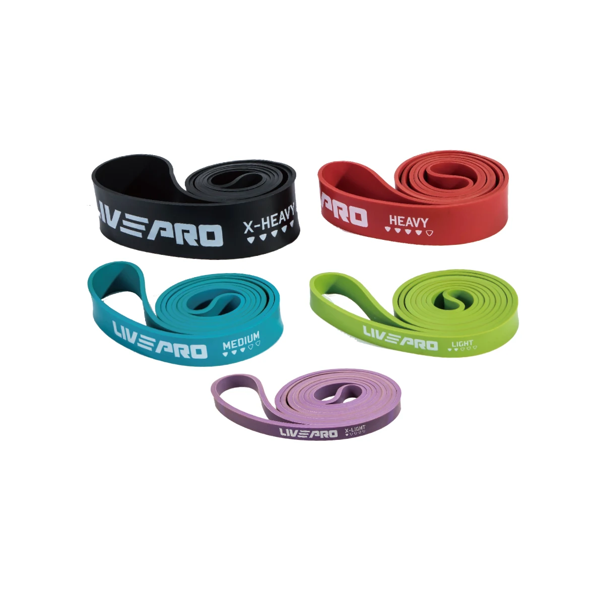 High Quality Customized Latex Loop Fitness Resistance Bands For Yoga Elastic Stretch Exercises