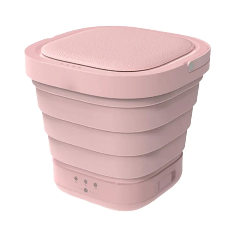 Individual wash small washer grey pink color second portable mini washing machine for dog cat cloth