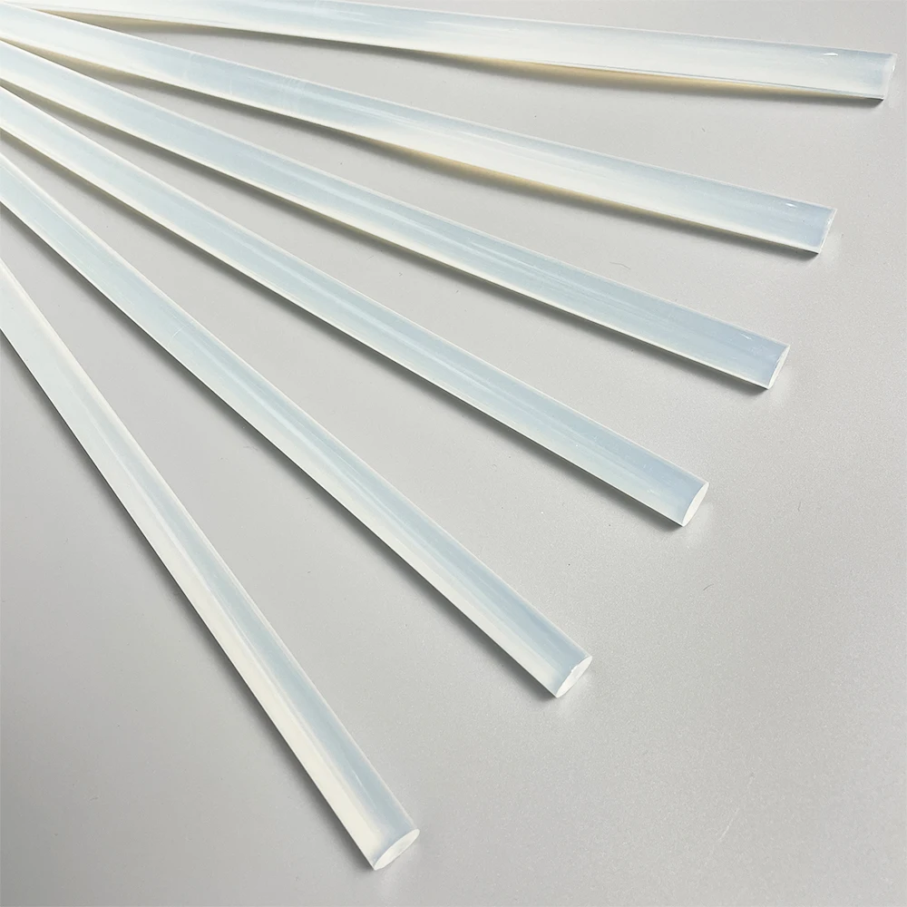 Customized Clear Transparent White Hot Melt Glue Sticks Nontoxic 11mm Hot Glue Stick