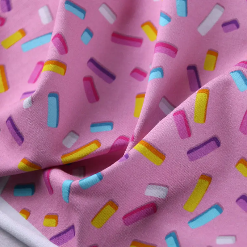 Custom Printed Lycra Malaysia 100% Cotton Jersey Knit Fabric