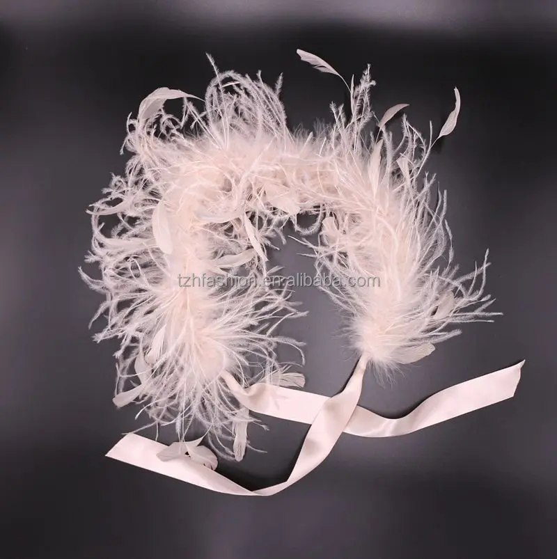 Wholesale Black Turkey Coque Ostrich Feather Boa Scarf For Party Wedding dress