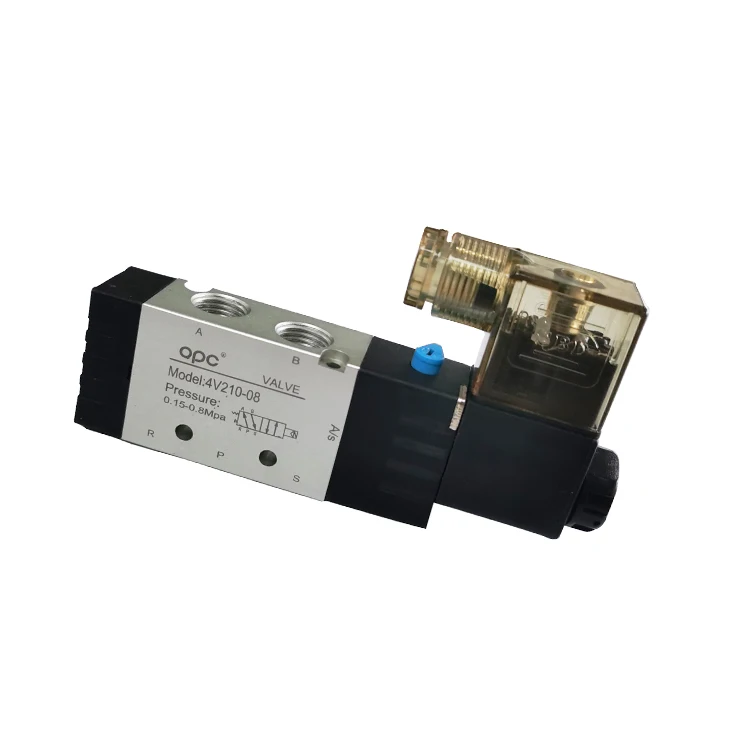 
4V Series AIRTAC Type Pneumatic Solenoid Valve 2 Position 5 Way 220V 110V 24V Voltage Solenoid Pneumatic Valve 