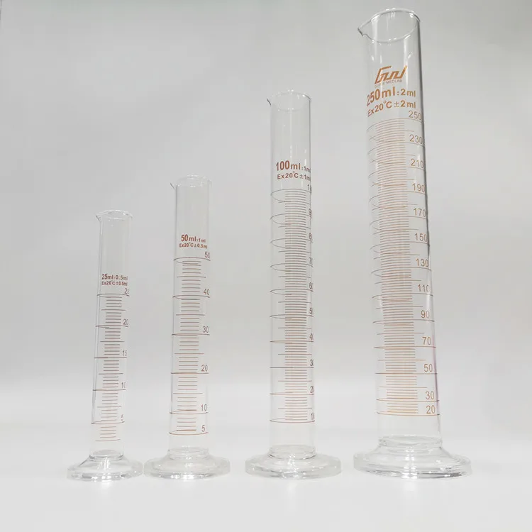 Измерительные стеклянные цилиндры 10 мл, низкие цены на измерительный цилиндр для химических веществ