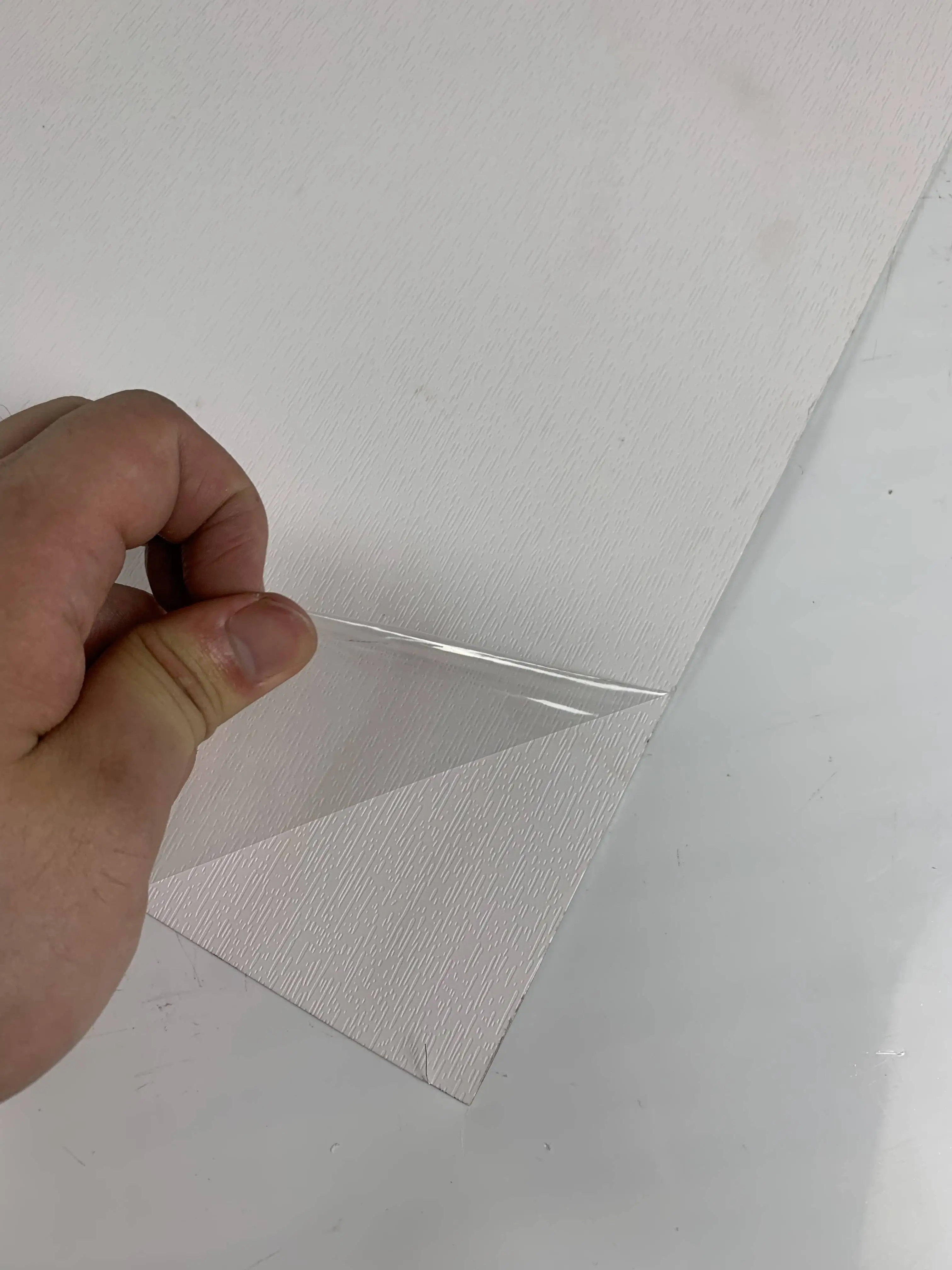 light white wooden Color pvc/pet Coated Cold Laminated galvanized Steel Sheet/Steel Plate for door and decorate