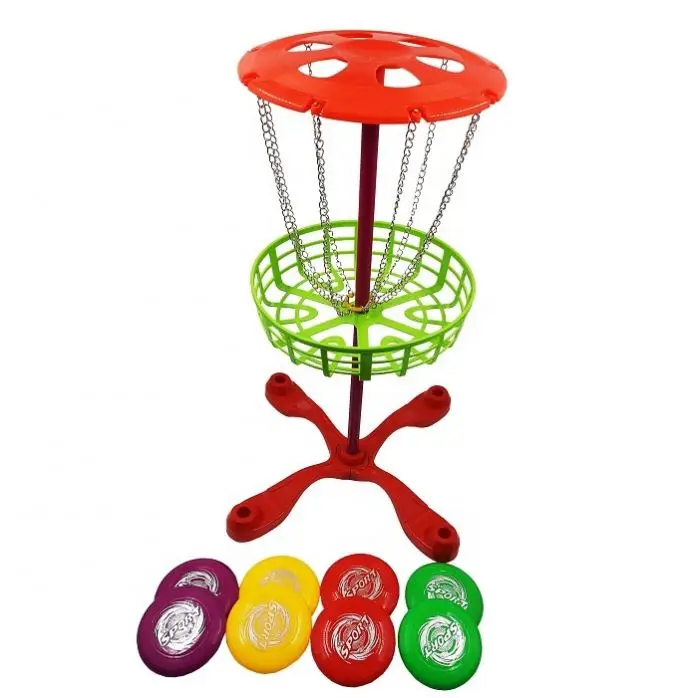 Mini Portable Flying Disk And Golf Set For Kids