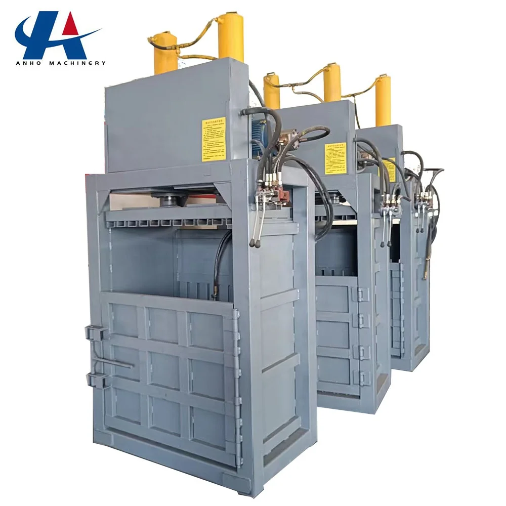 Automatic Hydraulic press Bailing machine baler for waste paper cardboard Cotton Textile Cloth Metal