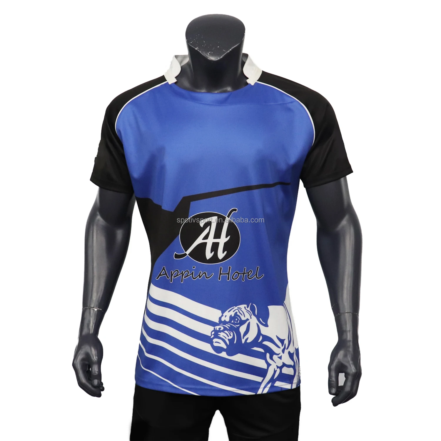 Spotiv Full Sublimation Rugby Jersey Custom Made Rugby Clothing Free Design Polo Rugby Wear