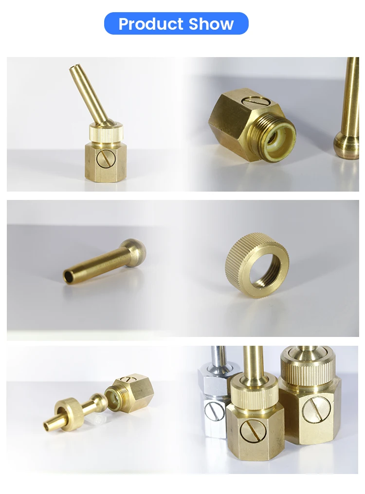 2023 Hot Sale Adjustable Direct Injection Fountain Nozzle Wholesale Copper Brass Fountain Nozzle