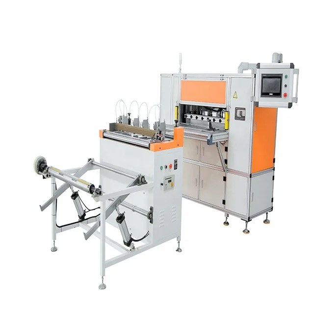 High Quality Full-automatic Knife Type Pleating Machine And Slitting Machine Production Line