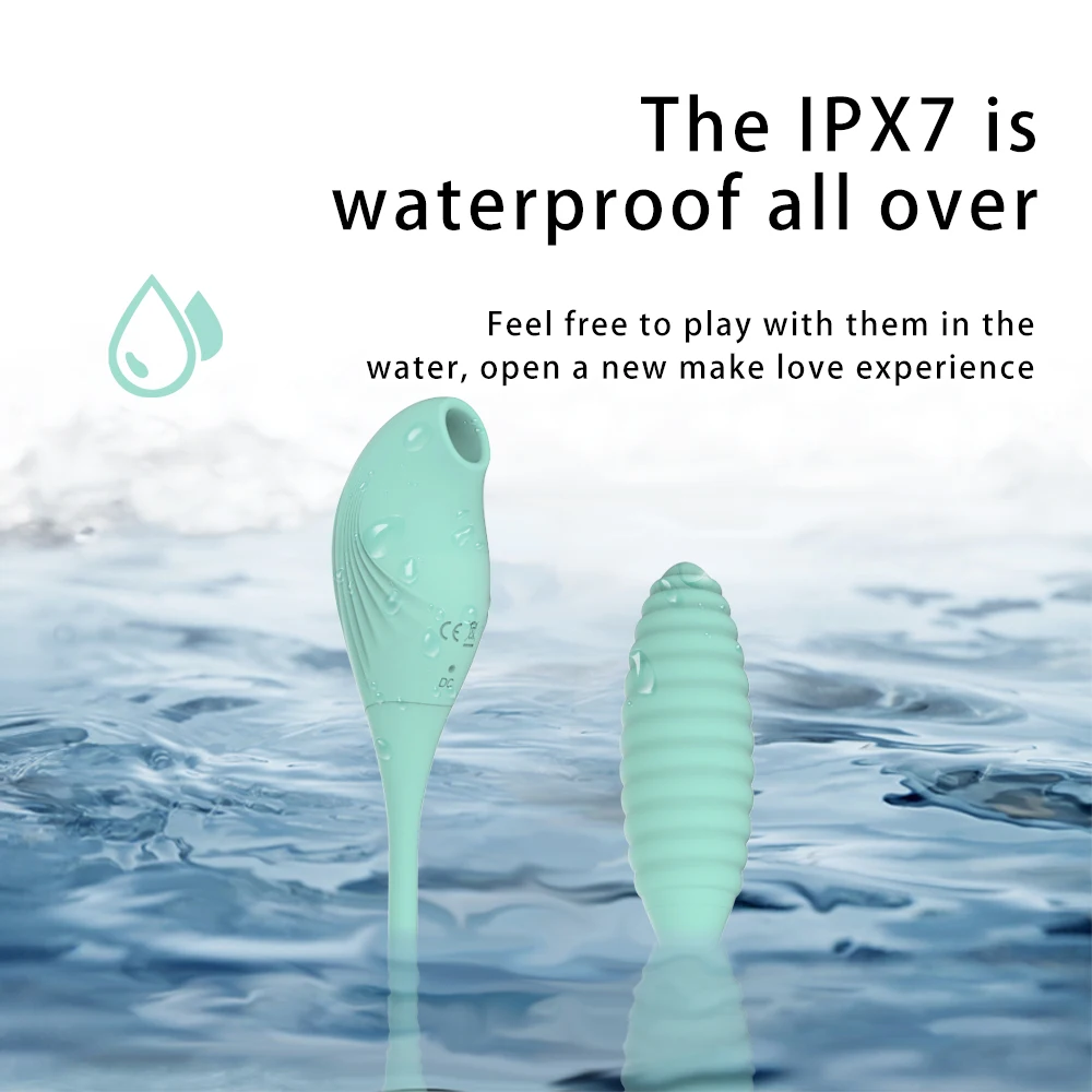 Explosive sex toy shock bird vibrator tongue lick suck more frequently abuse Yin jump egg Green Sex toys for women