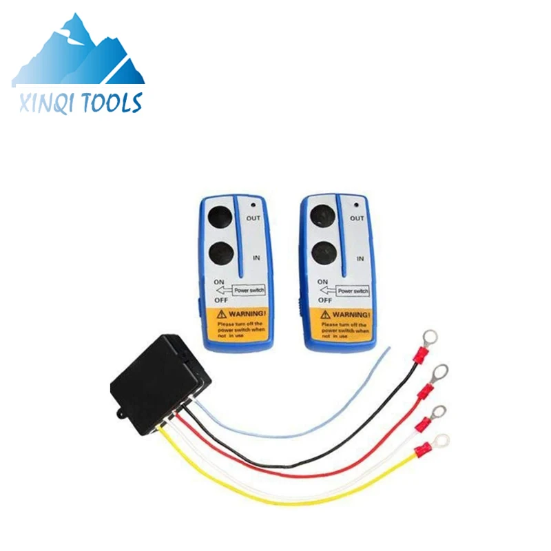 XINQI 2 PCS Professional Wireless Winch 2 Remote Control Kit Handset Switch For Car Jeep ATV 12v