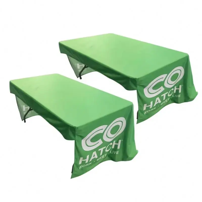 Wholesale Custom Tablecloths Trade Show Table Throw Fitted Table Cloths Linen