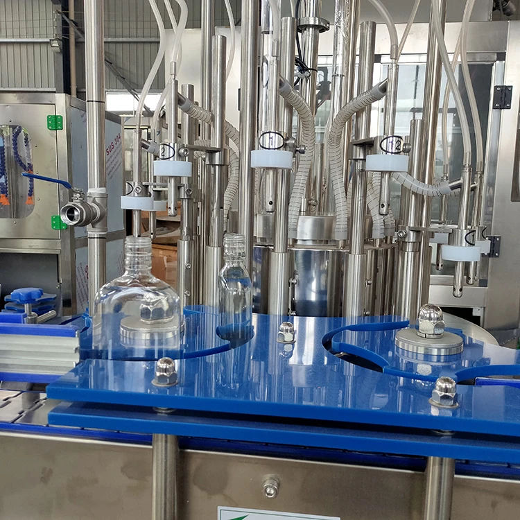 Automatic 12 Heads Glass Bottle Vodka Whisky Bottling Machine